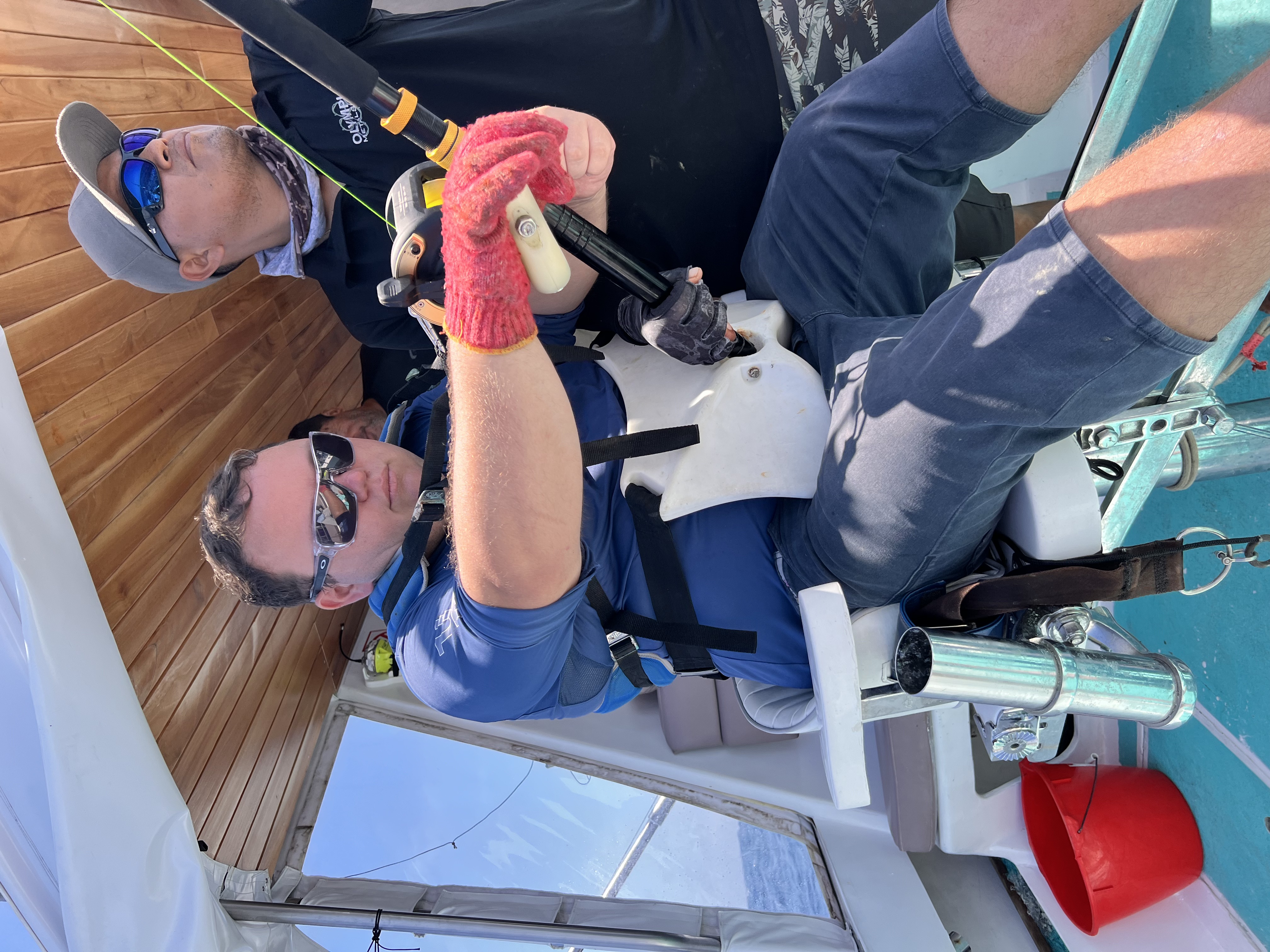 Galapagos sport fishing guests